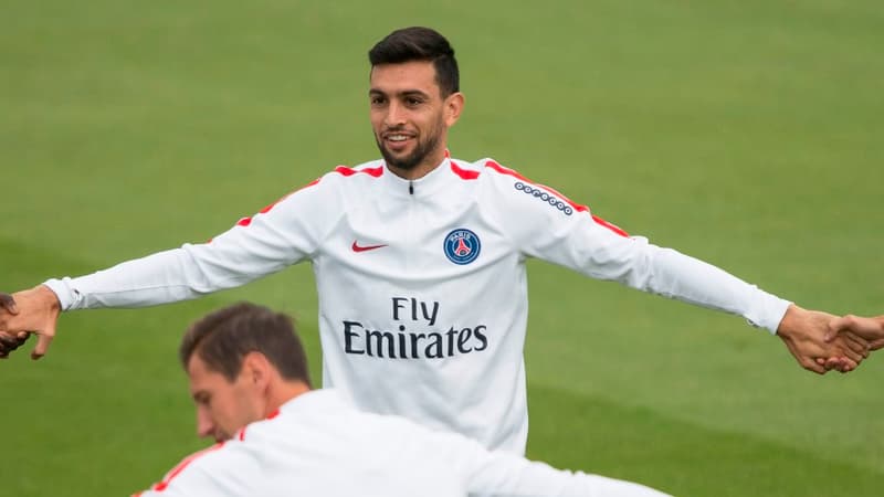 Javier Pastore a retrouvé les joies de l'entraînement au PSG