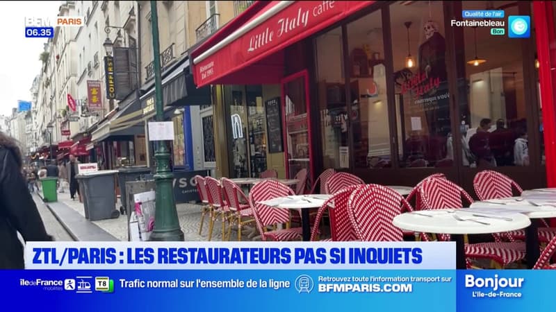 Paris: malgré la ZTL, les restaurateurs peu inquiets