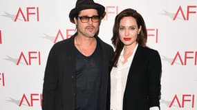 Brad Pitt et Angelina Jolie aux AFI Awards, à Beverly Hills.