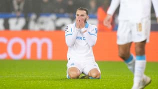 Amine Gouiri lors du match de Ligue des champions entre l'OM et Bruges - le 28/01/2026