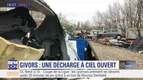 À Givors, une décharge à ciel ouvert