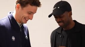 Ugo Humbert et Ousmane Dembélé à Roland-Garros, le 26 mai 2025