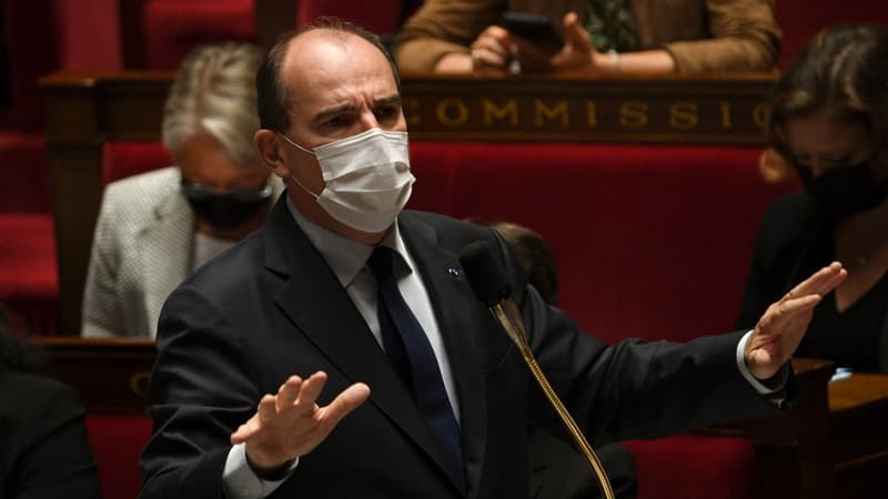 Le Premier ministre Jean Castex à l'Assemblée nationale le 22 juin 2021.