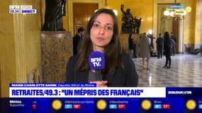 Réforme des retraites: "un mépris des Français" pour la députée écologiste du Rhône
