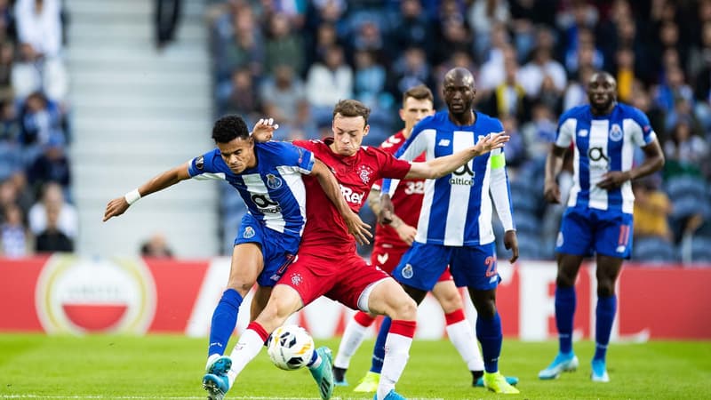 Match aller entre Porto et les Rangers (1-1)