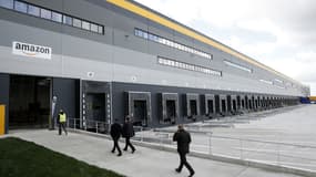 Un entrepôt Amazon à Boves en France (image d'illustration)