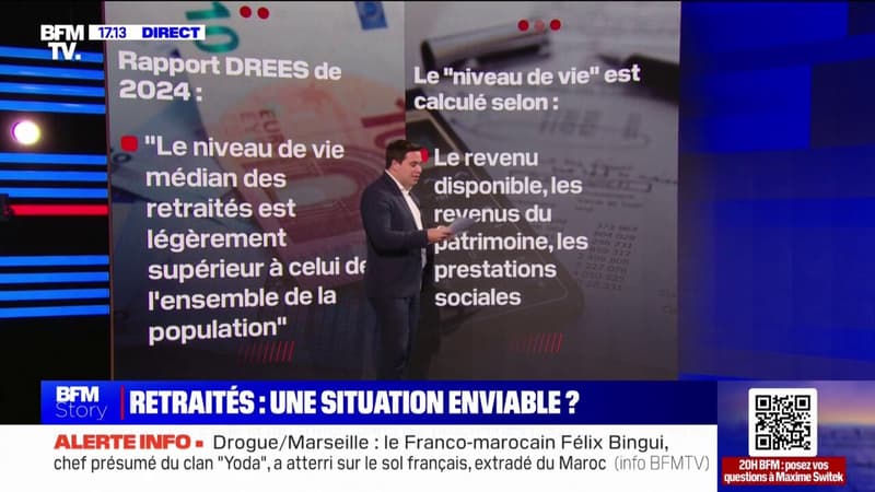 LES ÉCLAIREURS - Niveau de vie des retraités: que disent les chiffres?