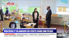 Macron et Blanquer en visite dans une école (3/3) - 05/05