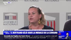 Mathilde Panot (LFI): "Le groupe parlementaire a reconfirmé le dépôt d'une motion de censure immédiate en cas de nomination d'un gouvernement hors NFP"