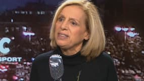 Geneviève Garrigos, présidente d'Amnesty international France, ce lundi chez Jean-Jacques Bourdin.