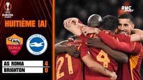 Résumé : Roma 4-0 Brighton -  Ligue Europa (8e de finale aller)