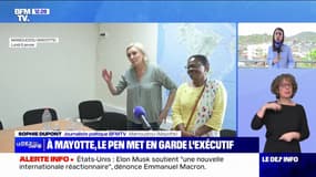 Mayotte: Marine Le Pen au contact des élus et des sinistrés dans le nord de l'île