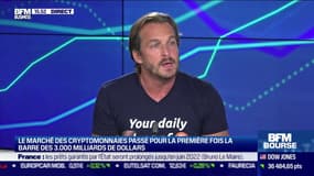 Le marché des cryptomonnaies passe pour la première fois la barre des 3.000 milliards de dollars