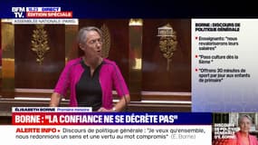 Élisabeth Borne évoque son enfance en tant que pupille de la Nation, pendant son discours de politique générale