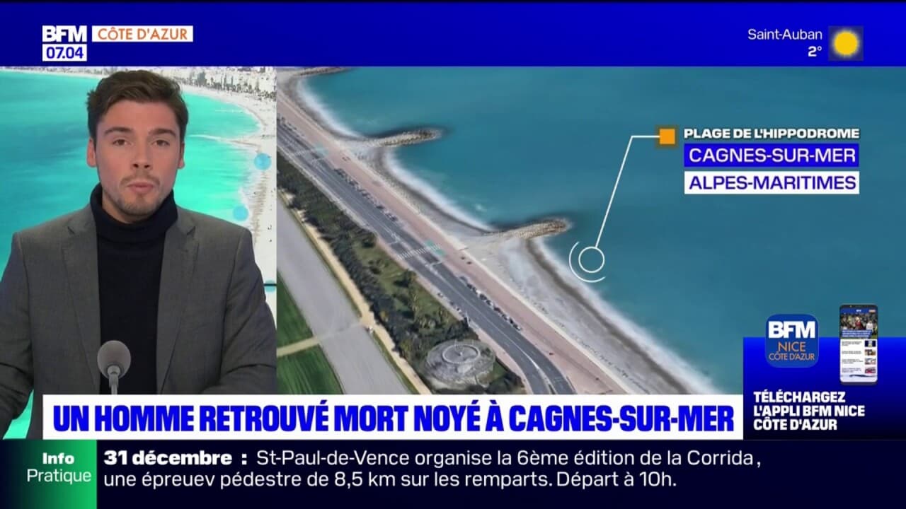 Alpes Maritimes un sexagénaire est mort noyé à Cagnes sur Mer