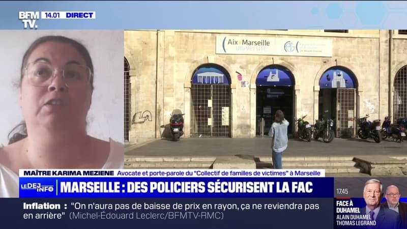 Marseille: des policiers sécurisent la faculté d'Aix-Marseille en raison des trafics de stupéfiants