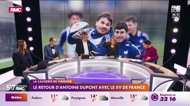 La causerie de Virginie - Le retour d'Antoine Dupont avec le XV de France