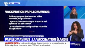 La haute autorité pour la santé appelle à la vaccination pour rattraper le papillomavirus jusqu'à 26 