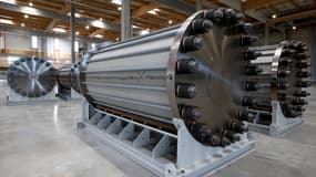Les électrolyseurs McPhy, basés sur une technologie dite "alcaline", doivent servir à produire industriellement de l'hydrogène de façon propre.