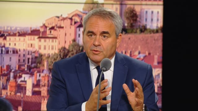 Xavier Bertrand, le 20 septembre 2023, sur RMC