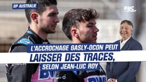 GP d'Australie : L'accrochage Gasly-Ocon peut laisser des traces, selon Jean-Luc Roy