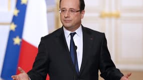 François Hollande, mercredi 10 avril, lors de son allocution au sortir du conseil des ministres.
