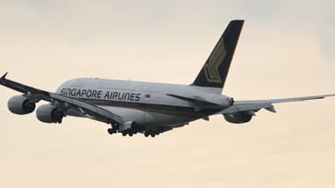 Un A380 de la compagnie Singapore Airlines, en 2010. (photo d'illustration)