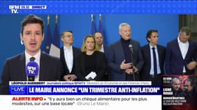 Bruno Le Maire annonce "un trimestre anti-inflation" jusqu'en juin