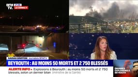Liban: 50 morts et 2750 blessés dans les explosions du port, selon un nouveau bilan