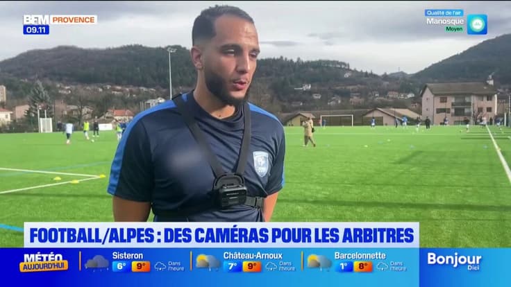 Football/Alpes : des caméras installées sur les arbitres