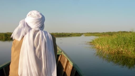 Un paysan tchadien, ici à Bol le 11 décembre 2009, du lac Tchad, frontière entre quatre pays où opèrent les combattants de Boko Haram Un paysan tchadien, ici à Bol le 11 décembre 2009, du lac Tchad, frontière entre quatre pays où opèrent les combattants de Boko Haram