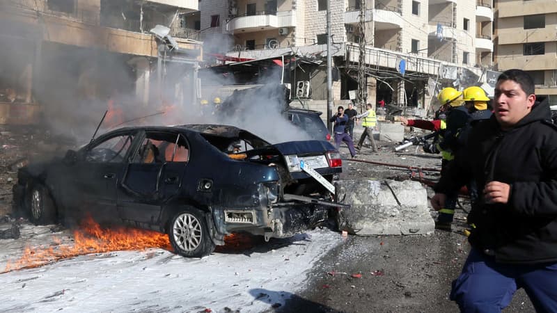 Un attentat a fait au moins trois morts à Beurouth, le 19 février 2014.