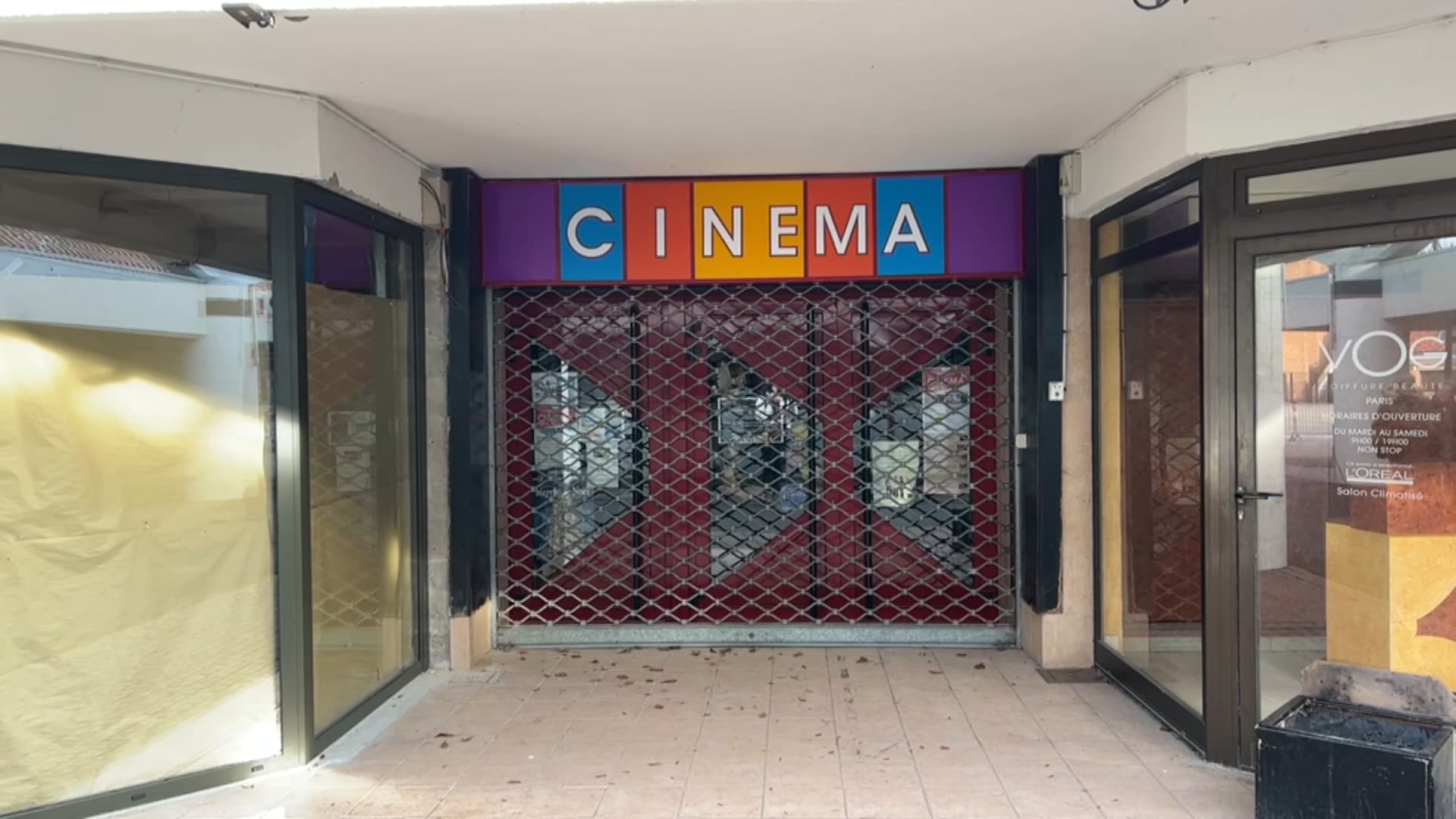 Le cinéma de Sportica à Gravelines a résisté à l'incendie. 
