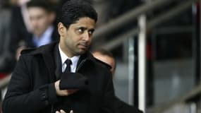Nasser Al-Khelaïfi, le président du Paris Saint-Germain, devra composer avec les sanctions de l'UEFA.