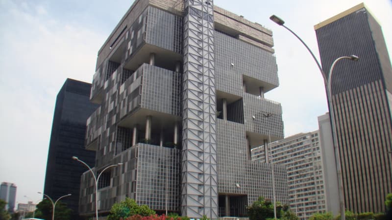 Le siège de Petrobras à Rio de Janeiro, principale entreprise brésilienne à l'origine du scandale de corruption et de blanchiment d'argent, qui secoue le pays.