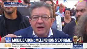 “Ce qui est certain, c’est la nécessité de la coïncidence des luttes” déclare Jean-Luc Mélenchon à Marseille