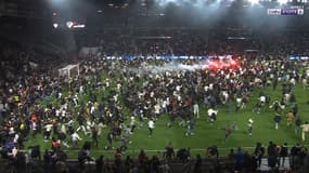 L'envahissement de terrain à Angers, le 17 mai 2024.