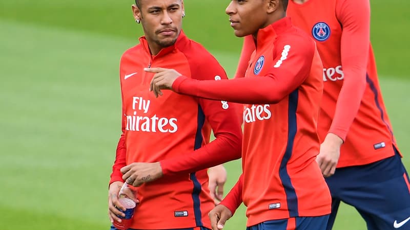 Neymar et Kylian Mbappé