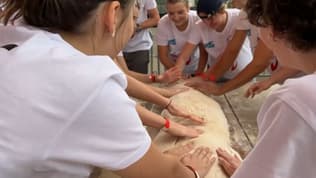 Les étudiants de l'ISEG Strasbourg espèrent battre le record du monde de la plus grande tarte flambée.