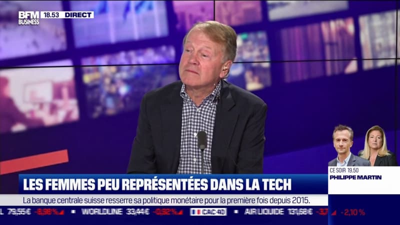 Les femmes peu représentées dans la Tech