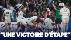 Racing 36-31 UBB : "Ce n'est qu'une étape" espère Collazo