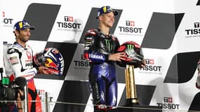 Le sourire de nos Français sur le podium, dominé par Fabio Quartararo