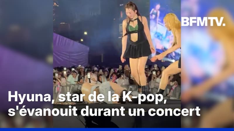 La chanteuse Hyuna, star de la K-pop, s'évanouit en plein concert