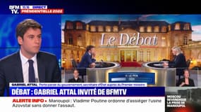 Gabriel Attal: "Emmanuel Macron est beaucoup plus proche des électeurs de Jean-Luc Mélenchon que Marine Le Pen"