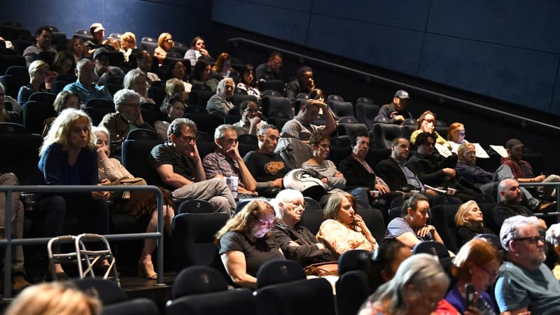 Des spectateurs au cinéma