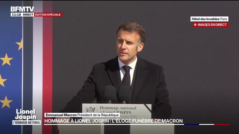 Emmanuel Macron: "Lionel Jospin a modernisé la vie économique, sociale et démocratique de la Nation de manière inédite"