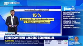 Ce que contient l'accord commercial entre les Etats-Unis et l'UE