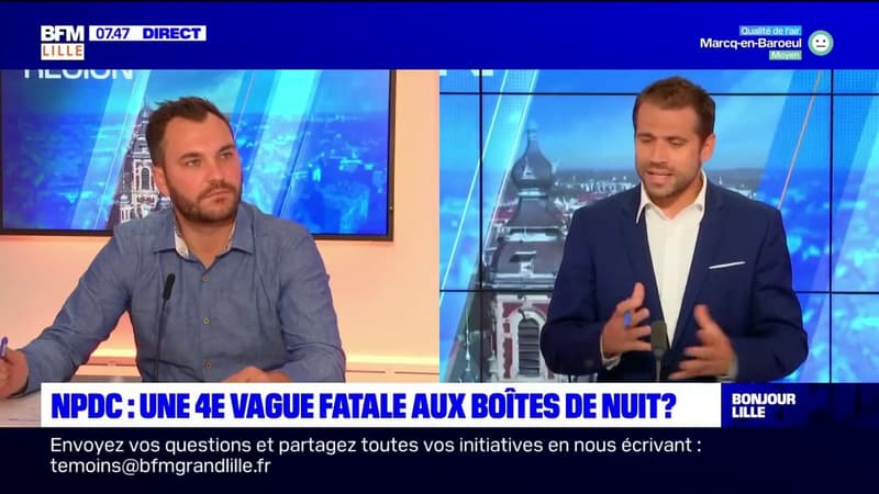 Morgan Dalle, porte-parole de SOS CHRD en détresse, espère pouvoir "rouvrir nos clubs sans pass sanitaire"