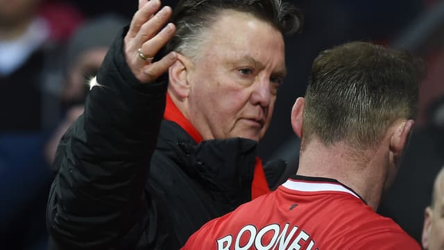 Louis van Gaal et Wayne Rooney