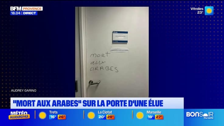 Marseille : "Mort aux arabes" sur la porte d'une élue du conseil départemental